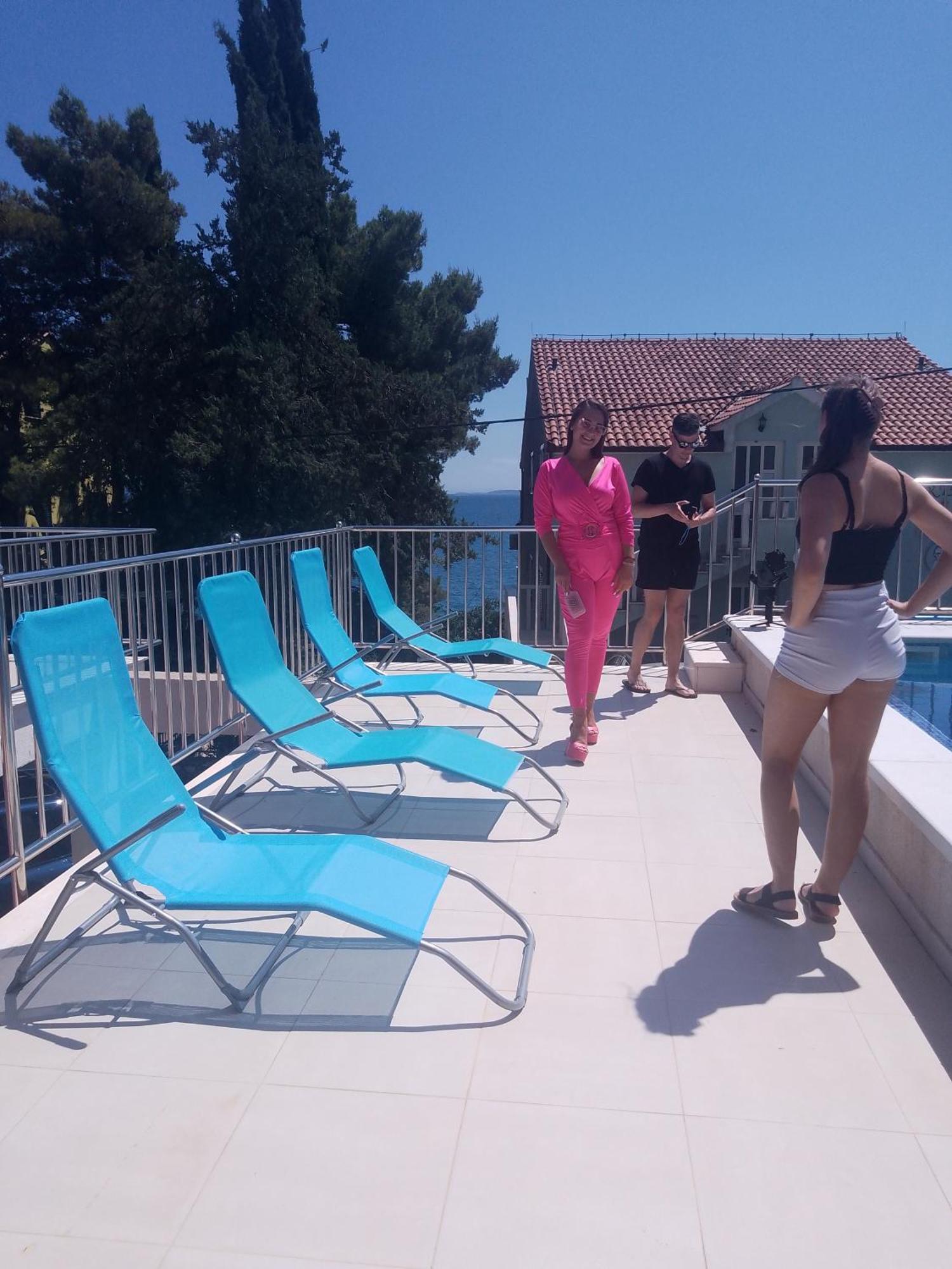 Villa Pinky And Superior Trogir Seget Vranjica Kültér fotó