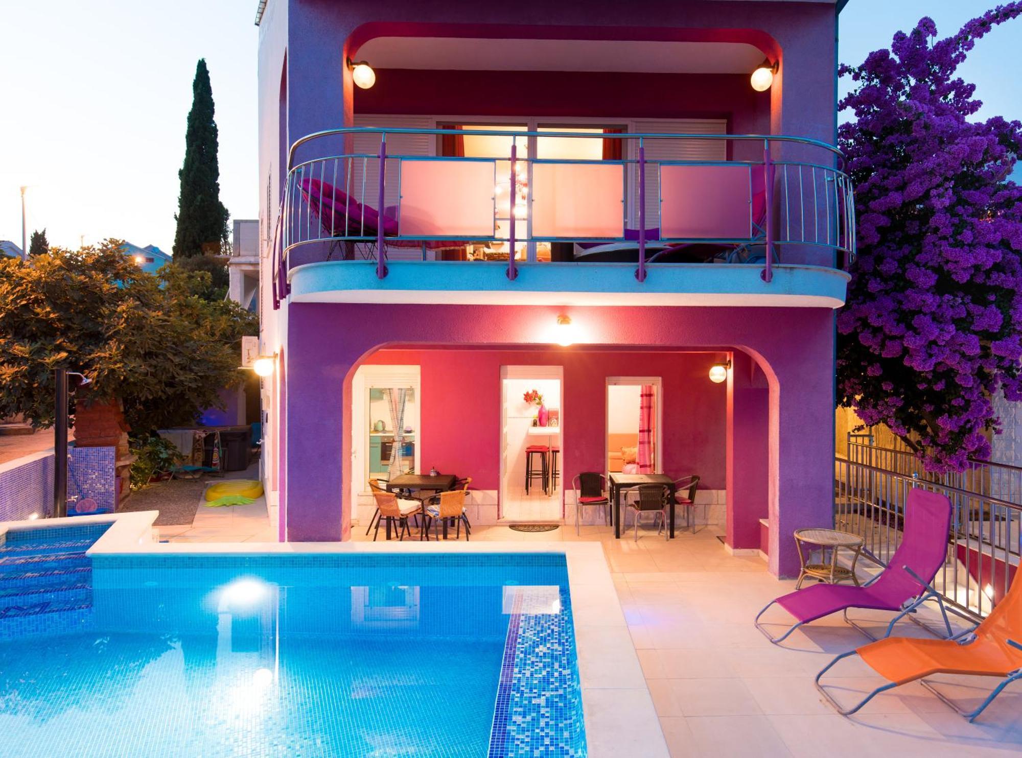 Villa Pinky And Superior Trogir Seget Vranjica Kültér fotó
