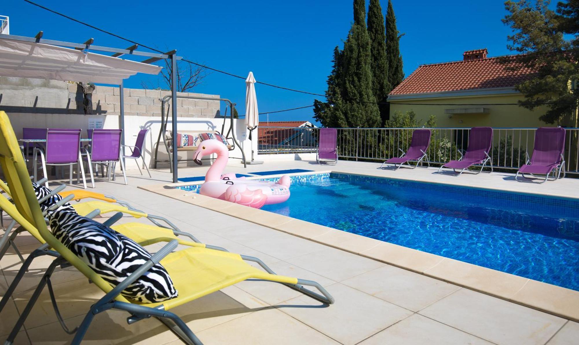 Villa Pinky And Superior Trogir Seget Vranjica Kültér fotó